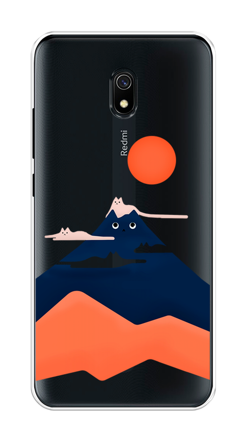 

Чехол на Xiaomi Redmi 8A "Кот-гора", Черный;оранжевый, 37250-4