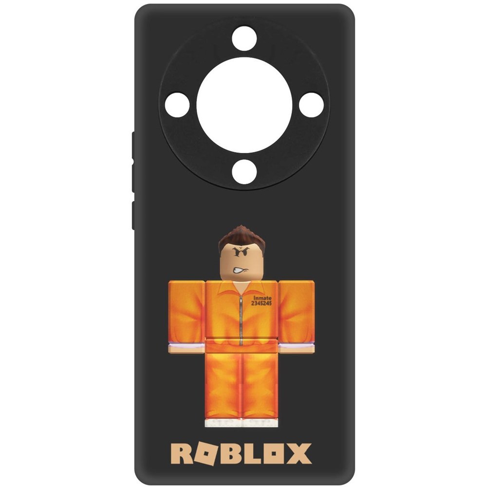 

Чехол-накладка Софт Roblox-Заключенный для Honor X9a, Черный