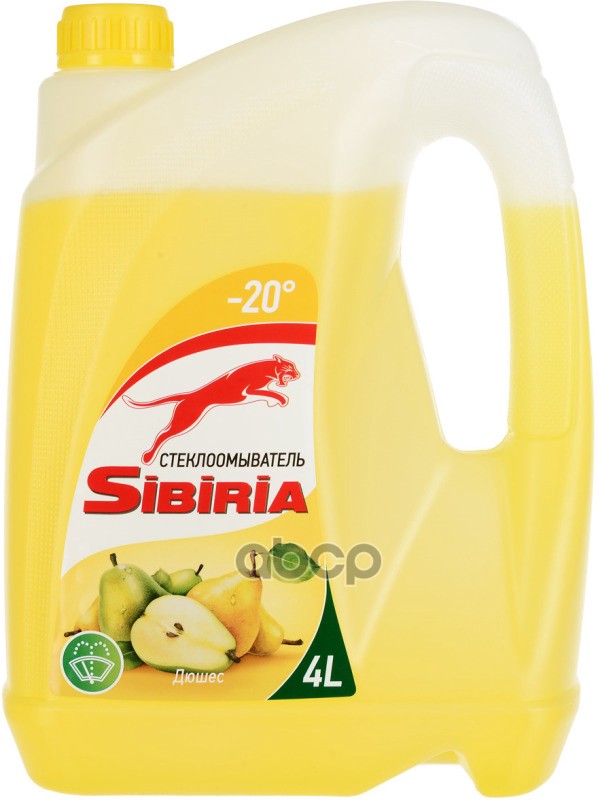 

Жидкость стеклоомывателя Sibiria Готовый раствор -20C 4 л