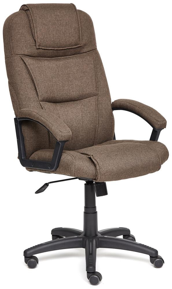 фото Кресло компьютерное tetchair bergamo ткань, 3м7-147, brown