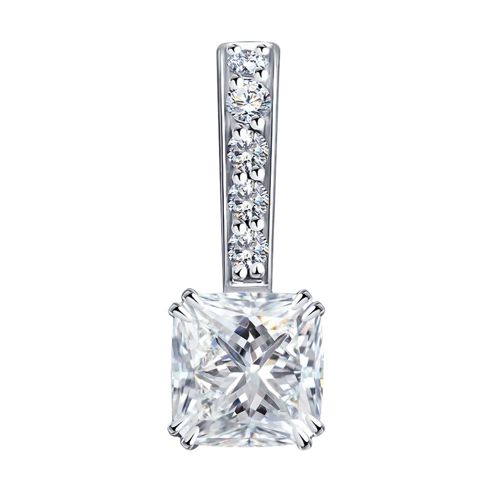 

Кулон из золота Diamant 52-230-02584-1, бриллиант искусственный/рубин, 52-230-02584-1