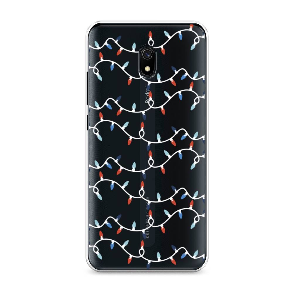 

Чехол на Xiaomi Redmi 8A "Разноцветная гирлянда", Белый;красный;синий, 37250-5
