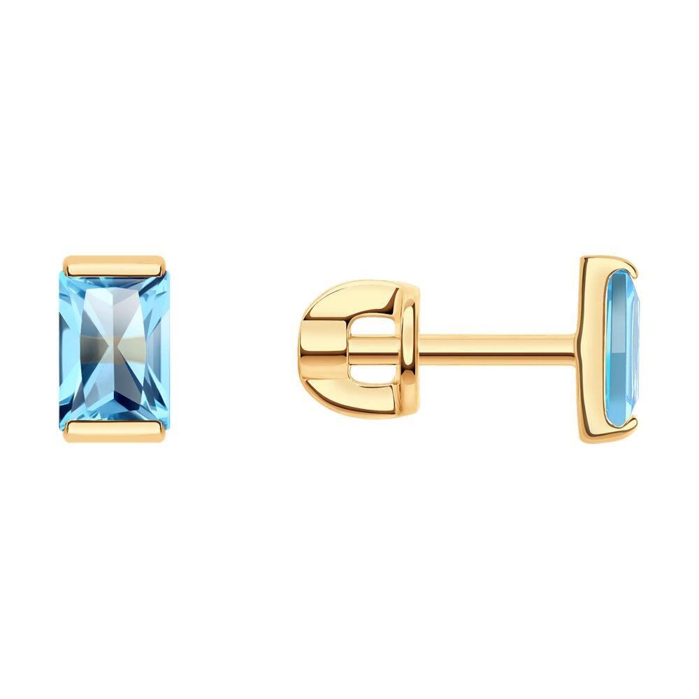 

Серьги из золота SOKOLOV 728970, топаз, 728970