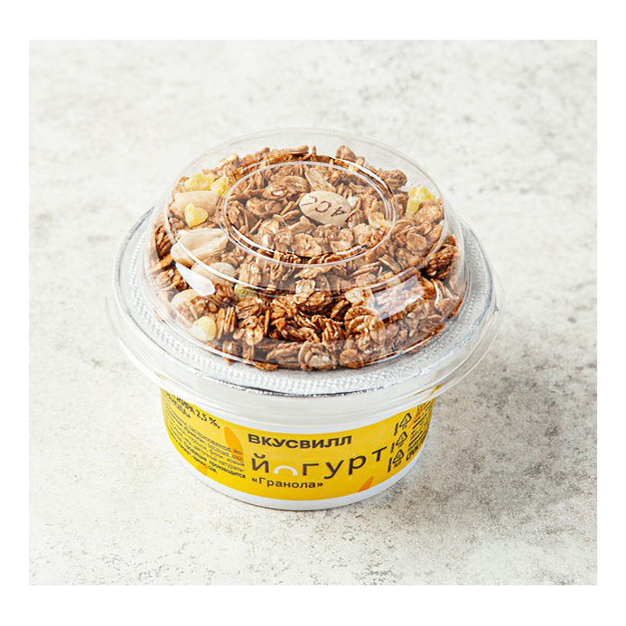 

Йогурт ВкусВилл Гранола 2,5% 150 г