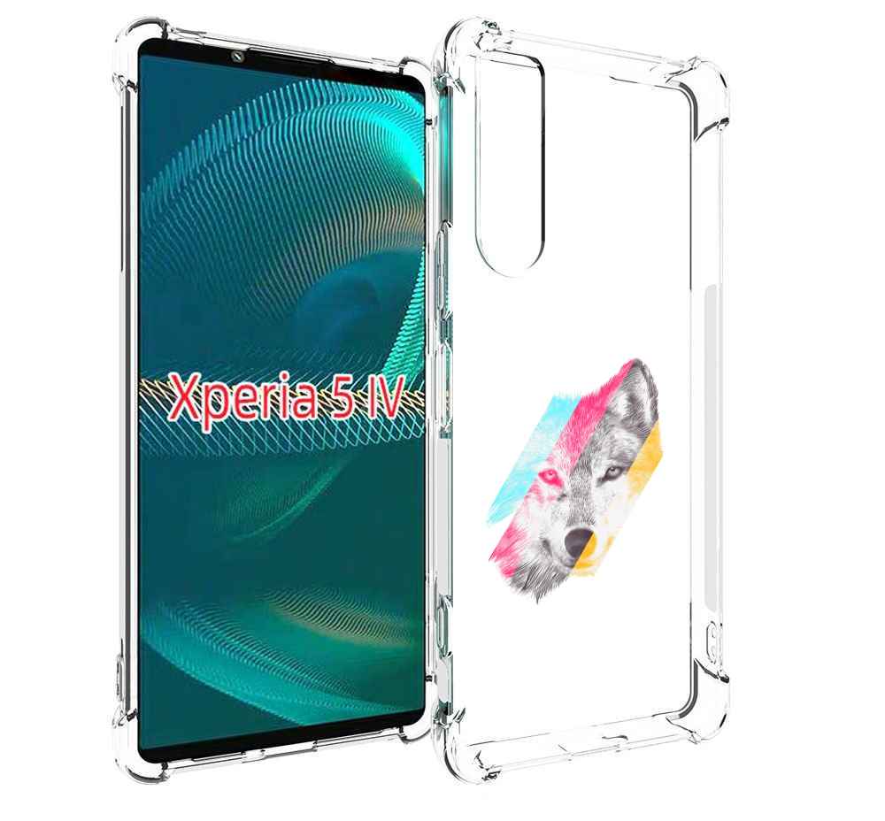 

Чехол MyPads волк градиент для Sony Xperia 5 IV (5-4), Прозрачный, Tocco
