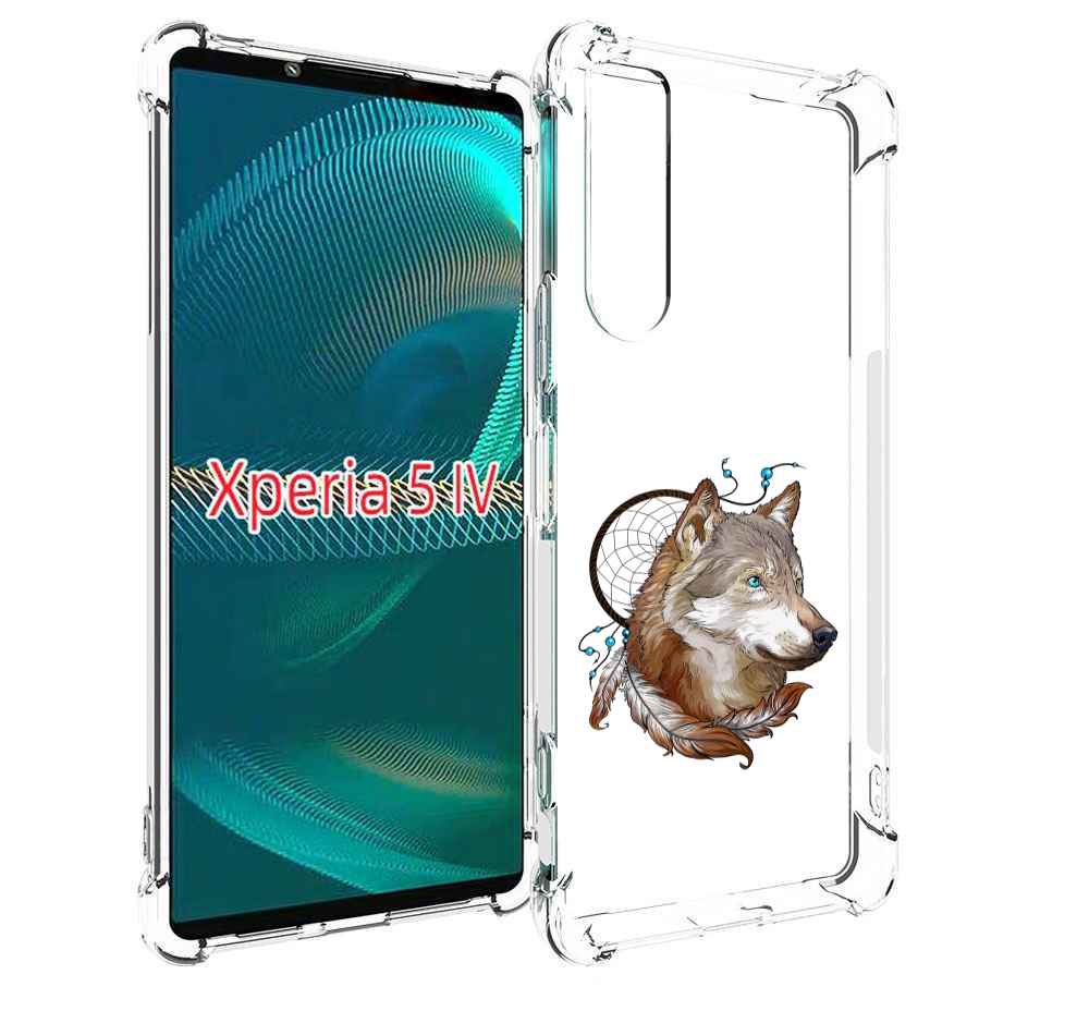 

Чехол MyPads волк и ловец снов для Sony Xperia 5 IV (5-4), Прозрачный, Tocco