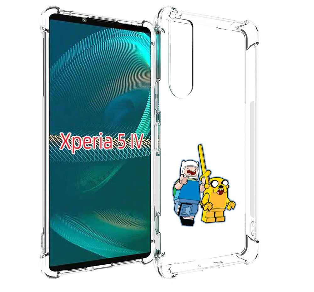 

Чехол MyPads время приключений лего для Sony Xperia 5 IV (5-4), Прозрачный, Tocco