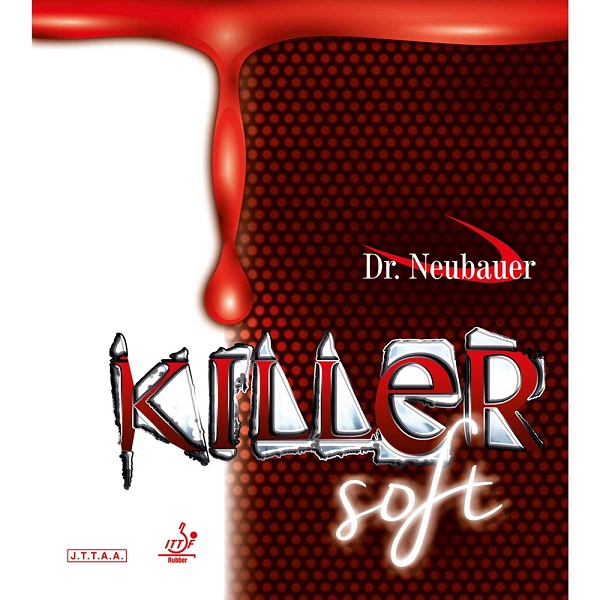 фото Накладка для настольного тенниса dr. neubauer killer soft, black, 1.3