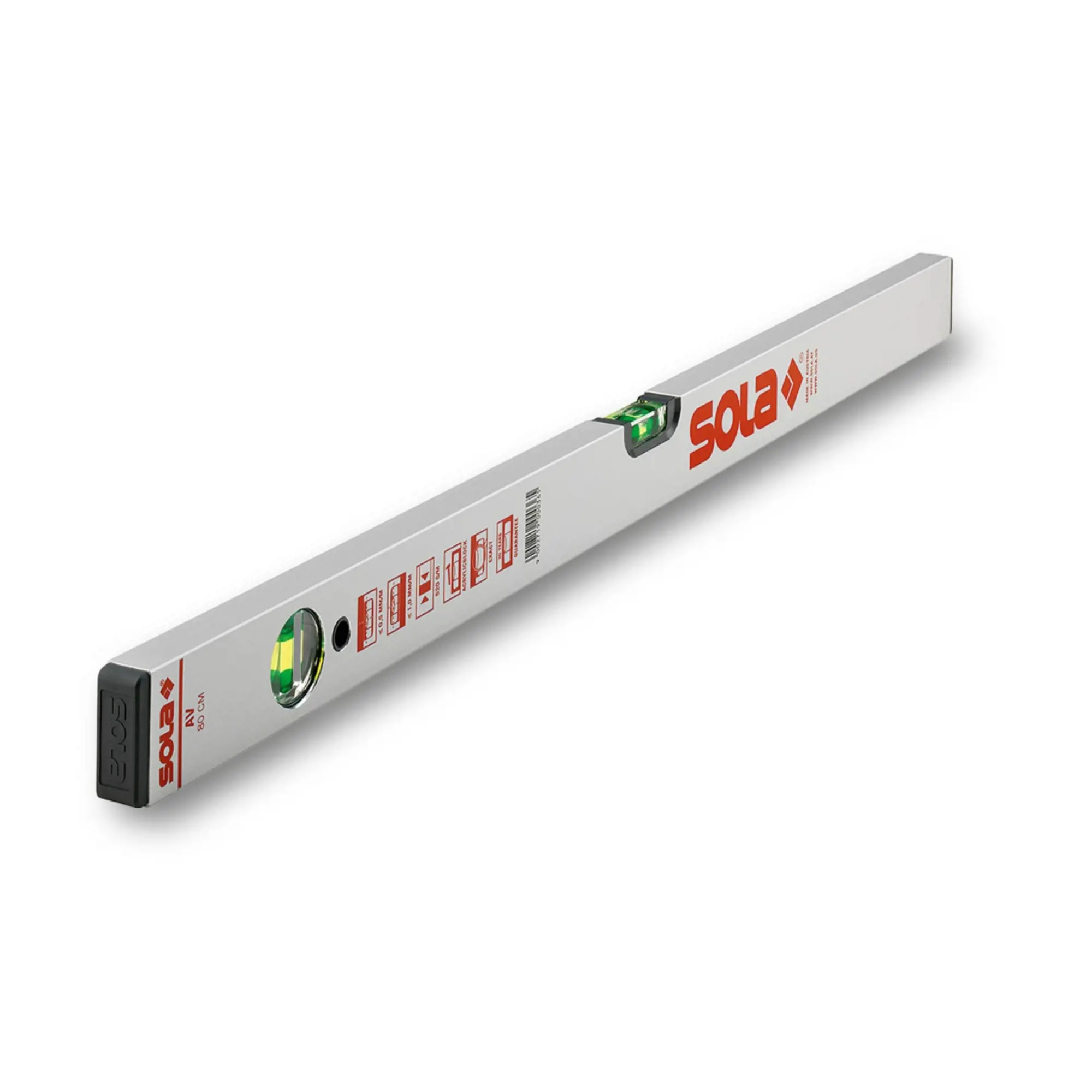 фото Уровень l=80 см, 2 глазка sola av 80 арт.01111101 nobrand