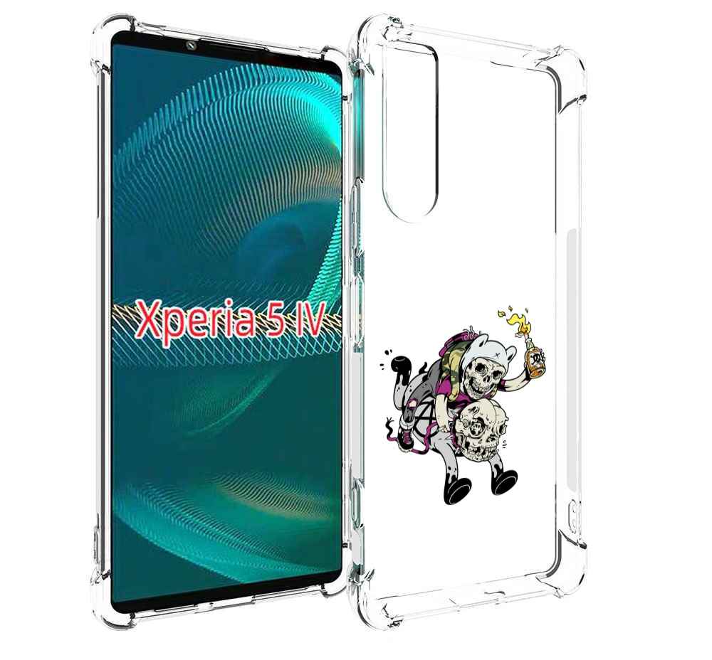

Чехол MyPads время приключений скелеты для Sony Xperia 5 IV (5-4), Прозрачный, Tocco