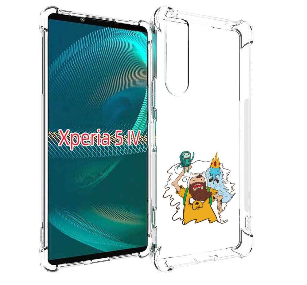 

Чехол MyPads время приключений старый Финн для Sony Xperia 5 IV (5-4), Прозрачный, Tocco