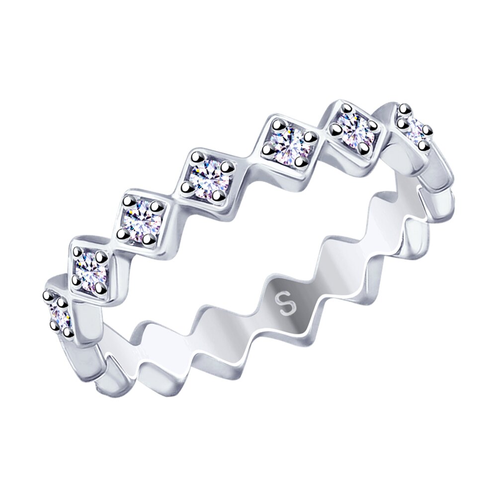 

Кольцо из серебра р. , SOKOLOV 94012912-9, фианит, 94012912-9