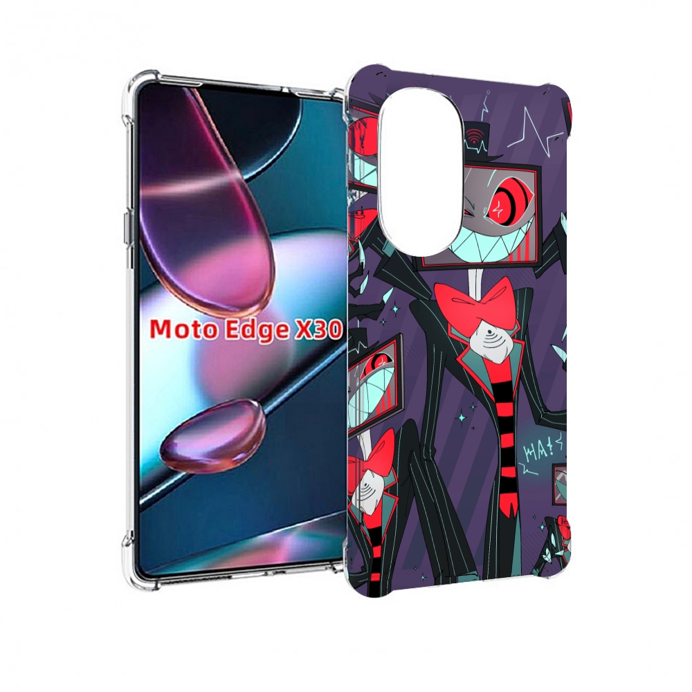 

Чехол MyPads hazbin hotel для Motorola Moto Edge X30, Прозрачный, Tocco