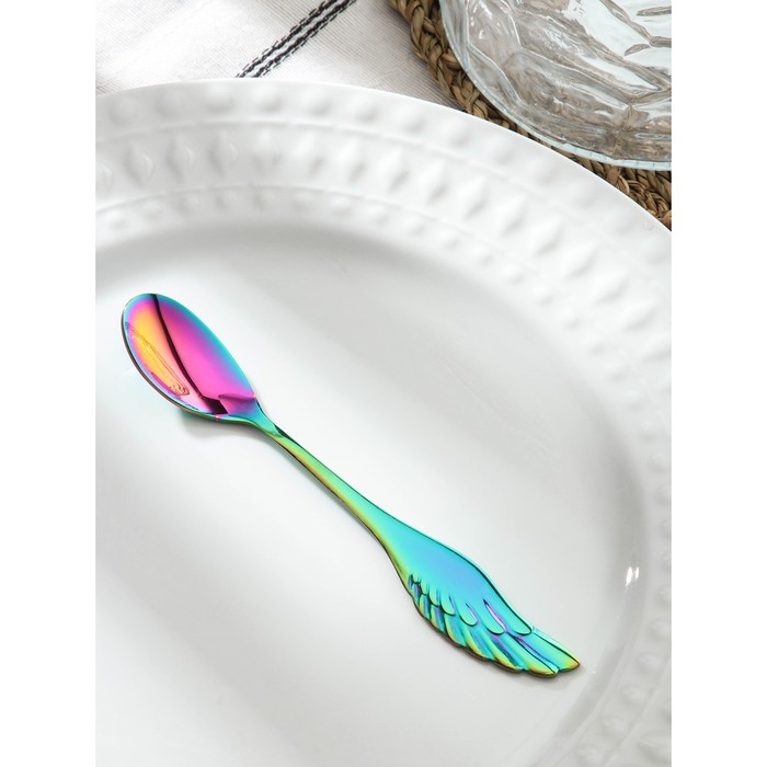 

Ложка чайная Magistro Wings, h=14 см, цвет неоновый, Зеленый, Ложка чайная Magistro Wings, h=14 см, цвет неоновый