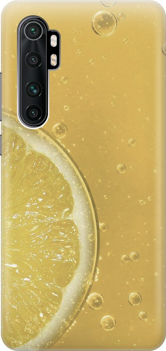 

Силиконовый чехол на Xiaomi Mi Note 10 Lite "Лимонад", Белый;желтый, 2914