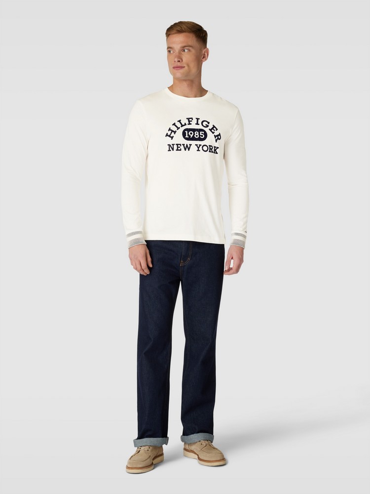 

Лонгслив мужской Tommy Hilfiger MW0MW32591 белый XXXL, MW0MW32591