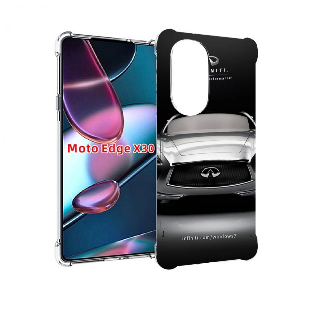 

Чехол MyPads infiniti-инфинити-1 для Motorola Moto Edge X30, Прозрачный, Tocco