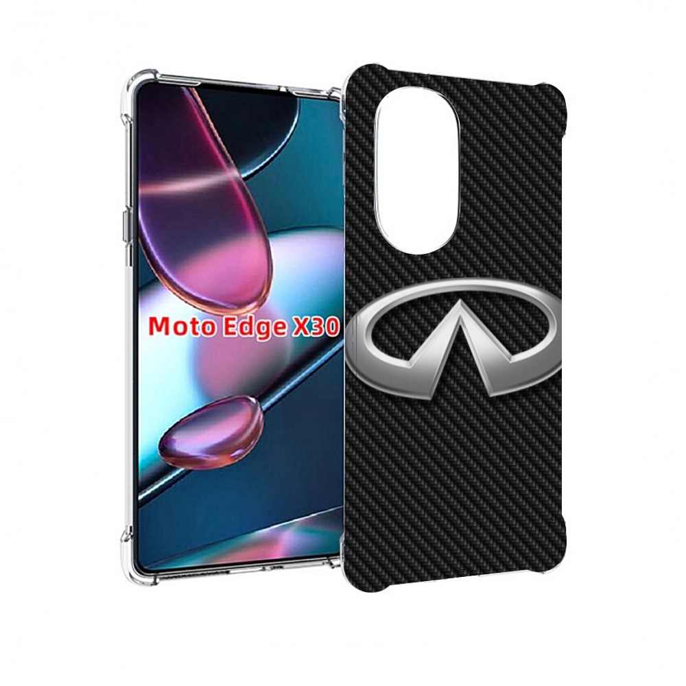 

Чехол MyPads infiniti-инфинити-2 мужской для Motorola Moto Edge X30, Прозрачный, Tocco