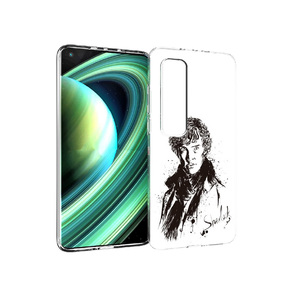 

Чехол MyPads Tocco для Xiaomi Mi 10 Ultra шерлок холмс портрет (PT156404.264.698), Прозрачный, Tocco