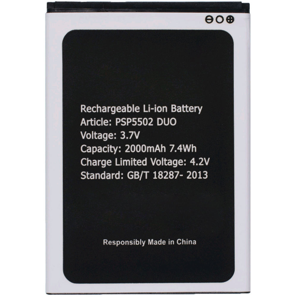 

Аккумулятор для Prestigio Muze A5 PSP5502DUO, Prestigio Wize M3 PSP3506DUO / PSP5502DUO