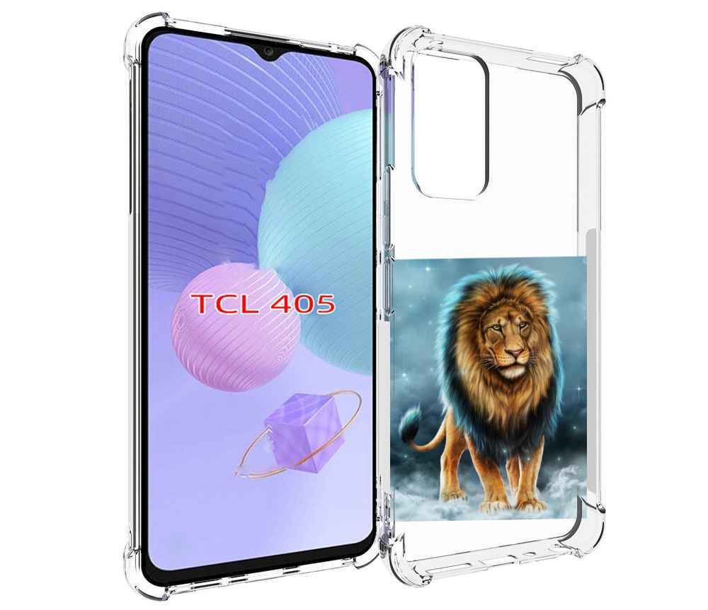 

Чехол MyPads Лев-в-тумане для TCL 405, Tocco