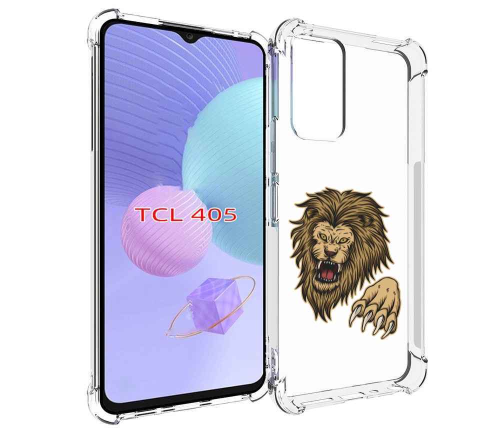 

Чехол MyPads Лев-завоеватель мужской для TCL 405, Tocco