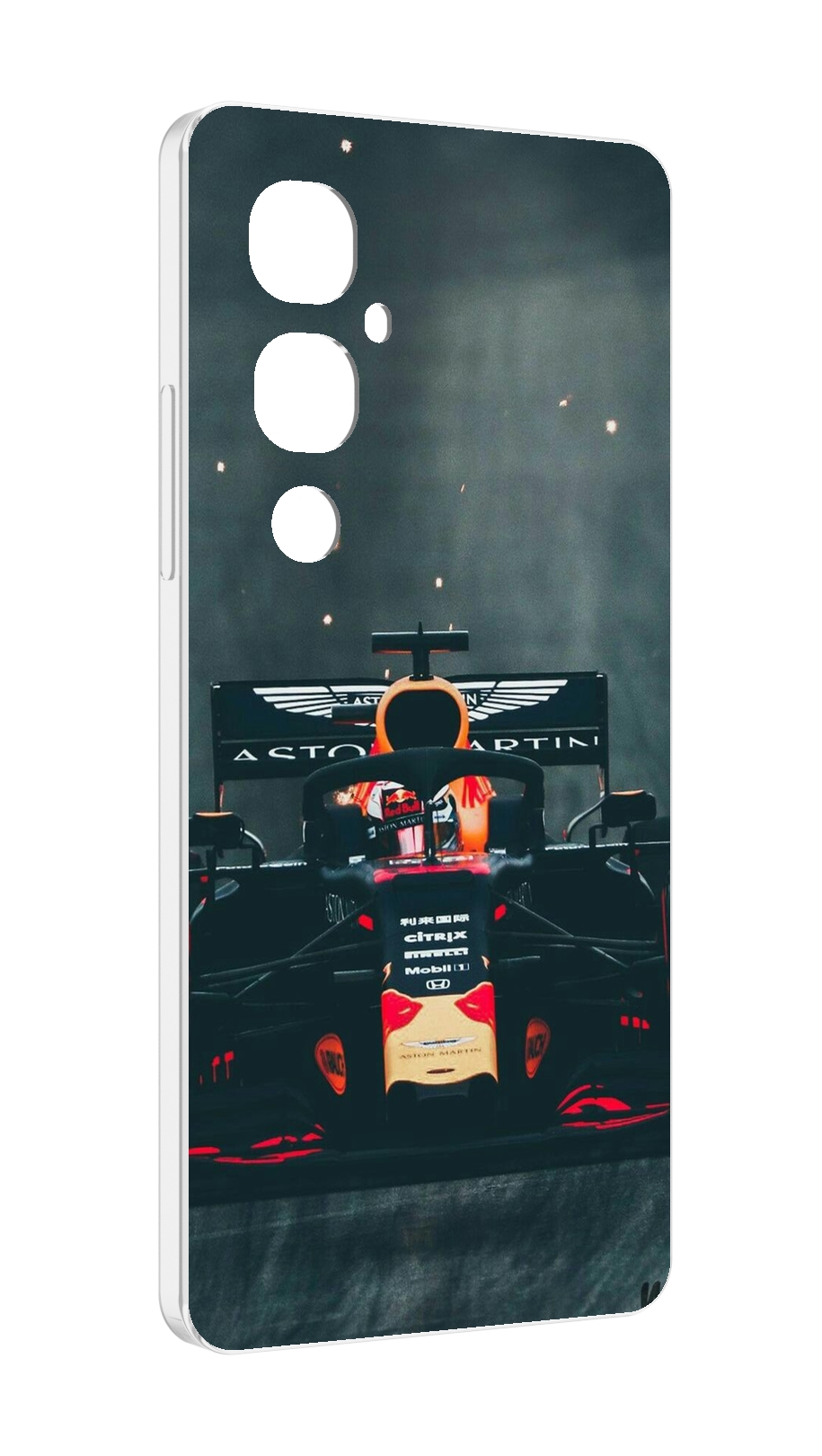 

Чехол MyPads формула 1 астон мартин для Tecno Pova 4 Pro, Прозрачный, Tocco