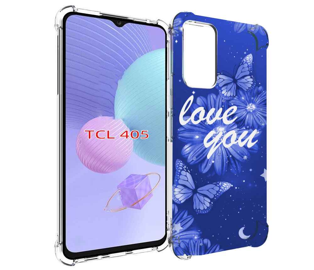 

Чехол MyPads Люблю-тебя-с-бабочками для TCL 405, Tocco