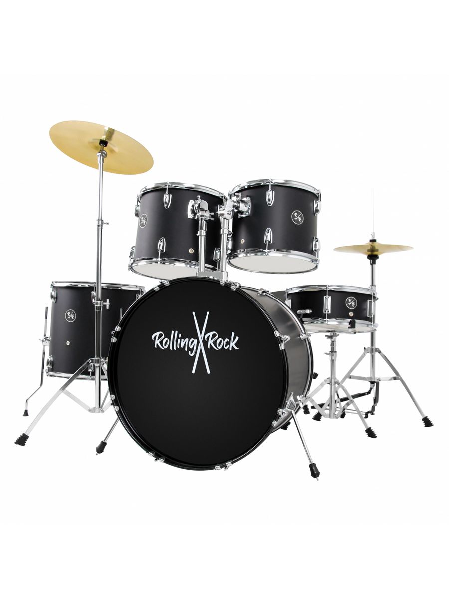 

Акустическая ударная установка Rolling Rock JR-2225C Black space, Черный