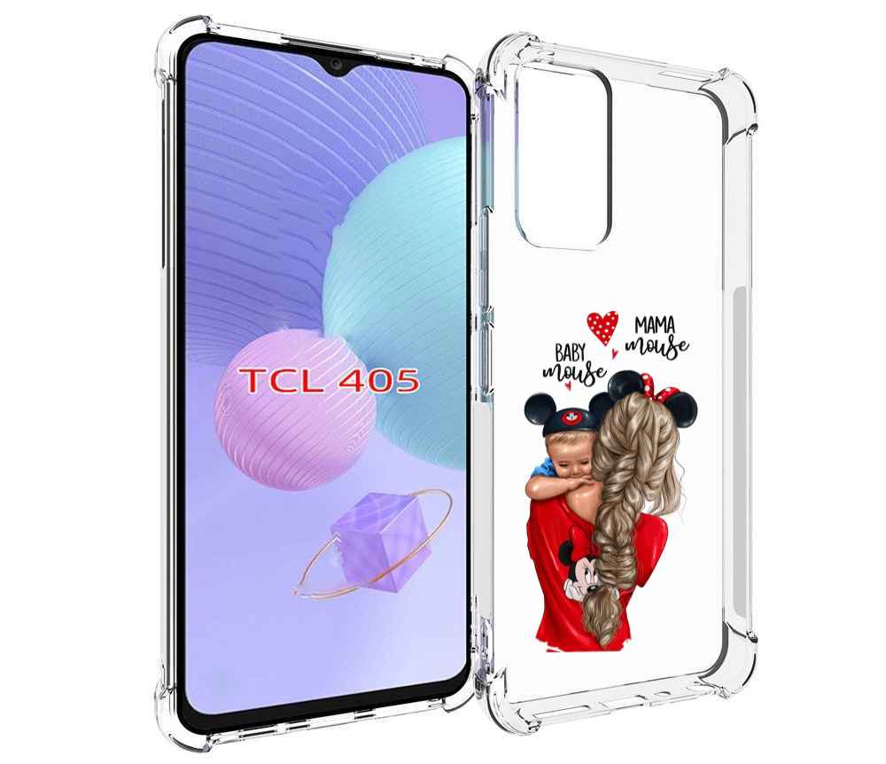 

Чехол MyPads Мама-маус женский для TCL 405, Tocco