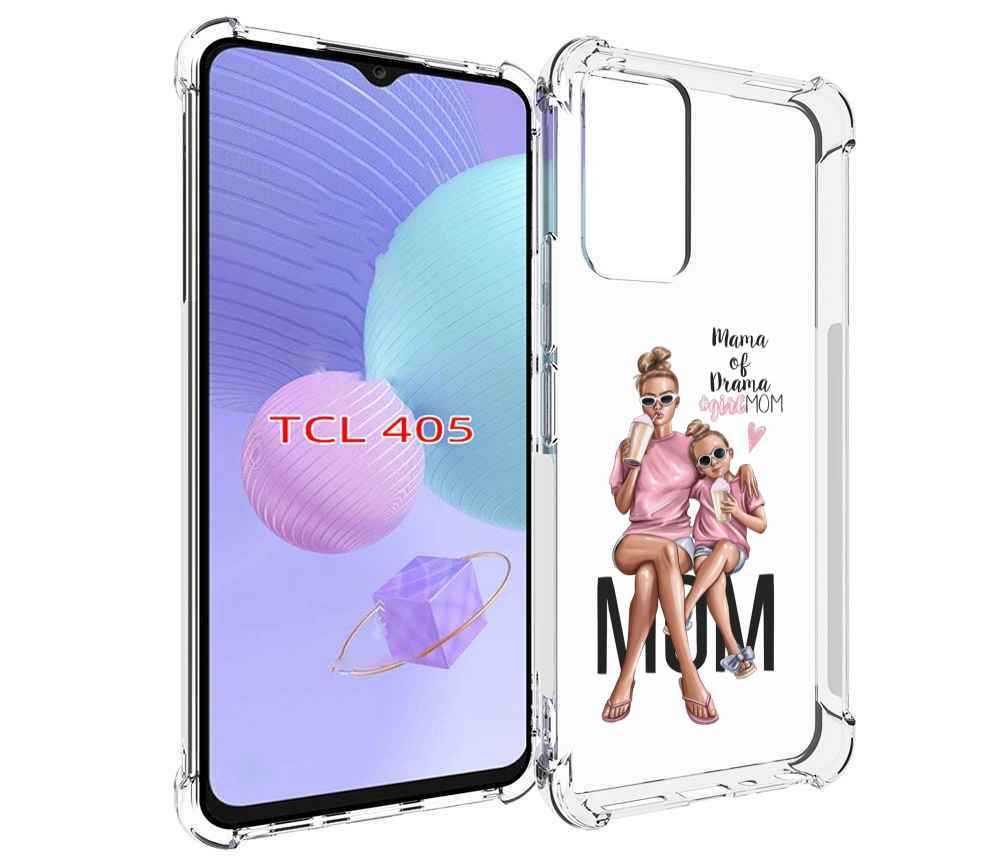 

Чехол MyPads Мама-мечты женский для TCL 405, Tocco
