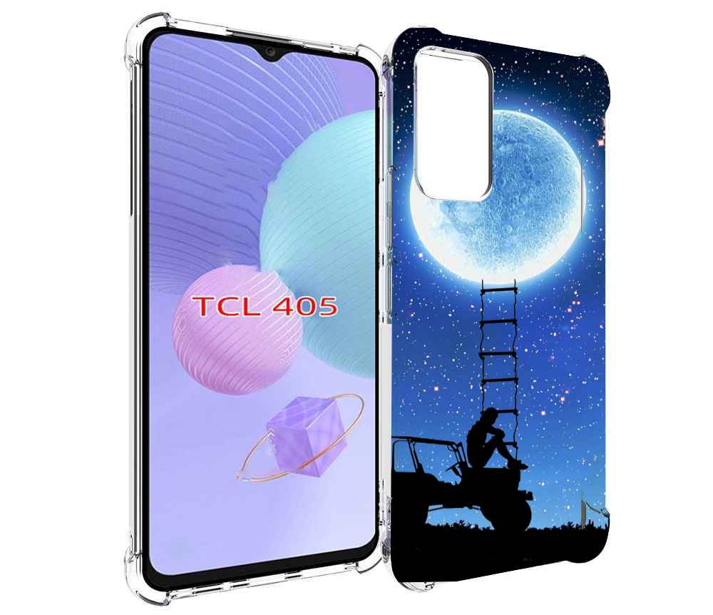 

Чехол MyPads Машина-на-лун для TCL 405, Tocco