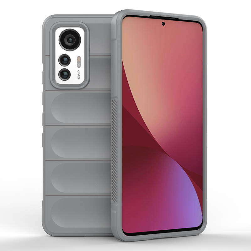 

Противоударный чехол Flexible Case для Xiaomi Mi 12 Lite, Серый, Flexible Case