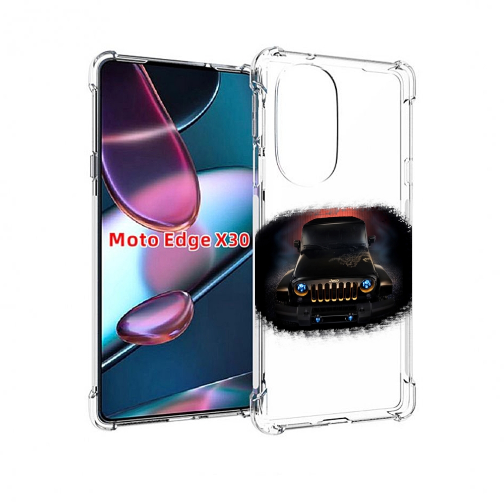 

Чехол MyPads jeep джип 2 для Motorola Moto Edge X30, Прозрачный, Tocco