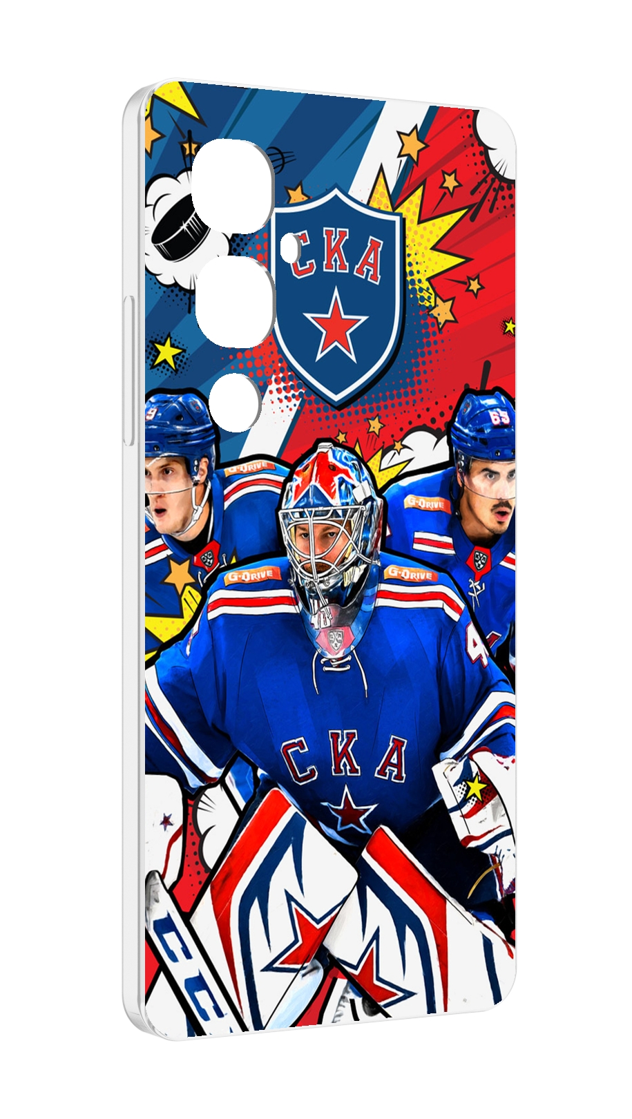 

Чехол MyPads хк ска спб мужской для Tecno Pova 4 Pro, Прозрачный, Tocco