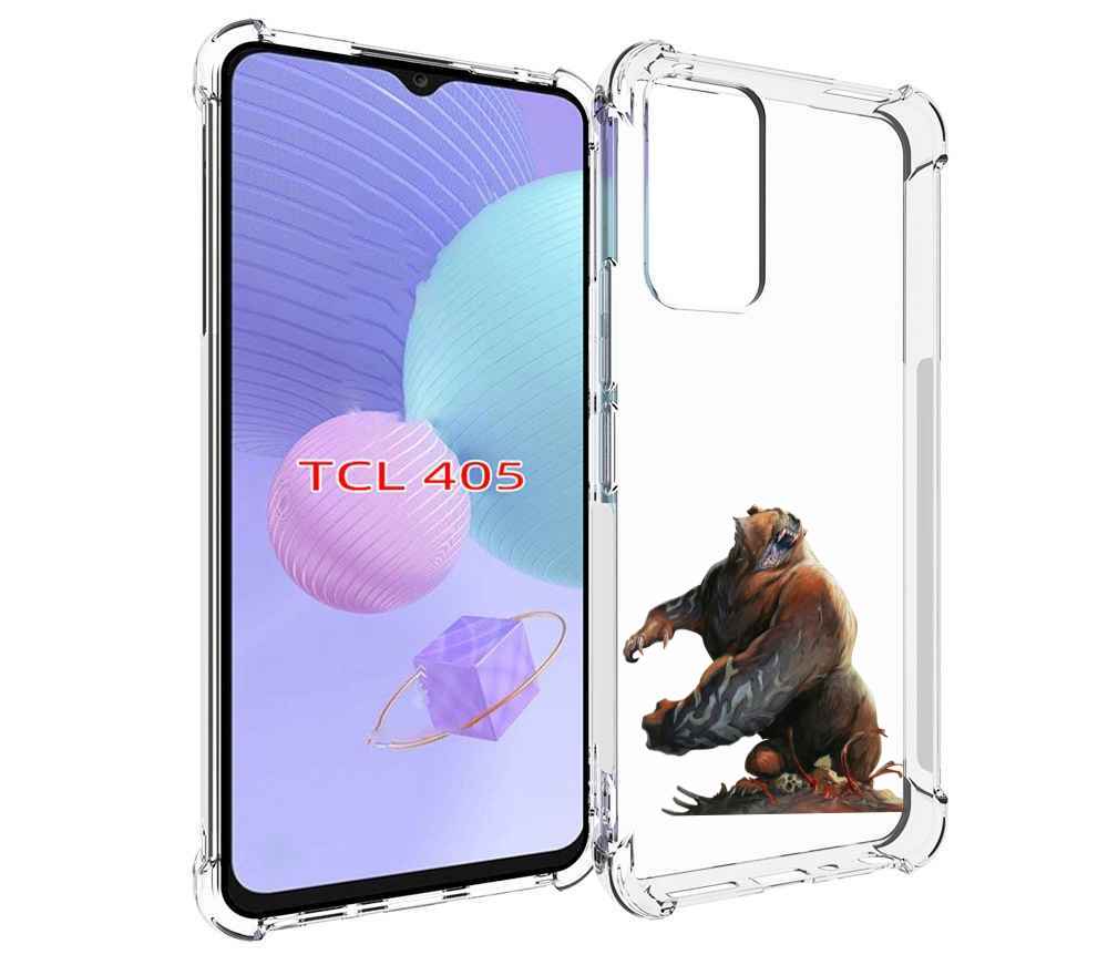 

Чехол MyPads Медведь-жестокий для TCL 405, Tocco