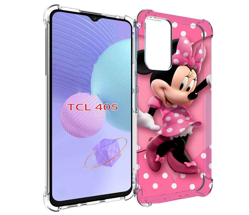 фото Чехол mypads минни-маус-в-сердце женский для tcl 405