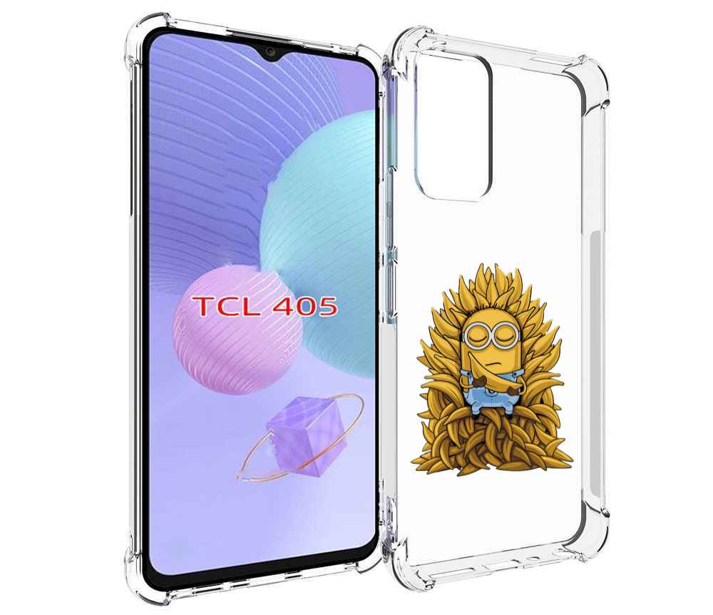

Чехол MyPads Миньон с бананами для TCL 405, Tocco