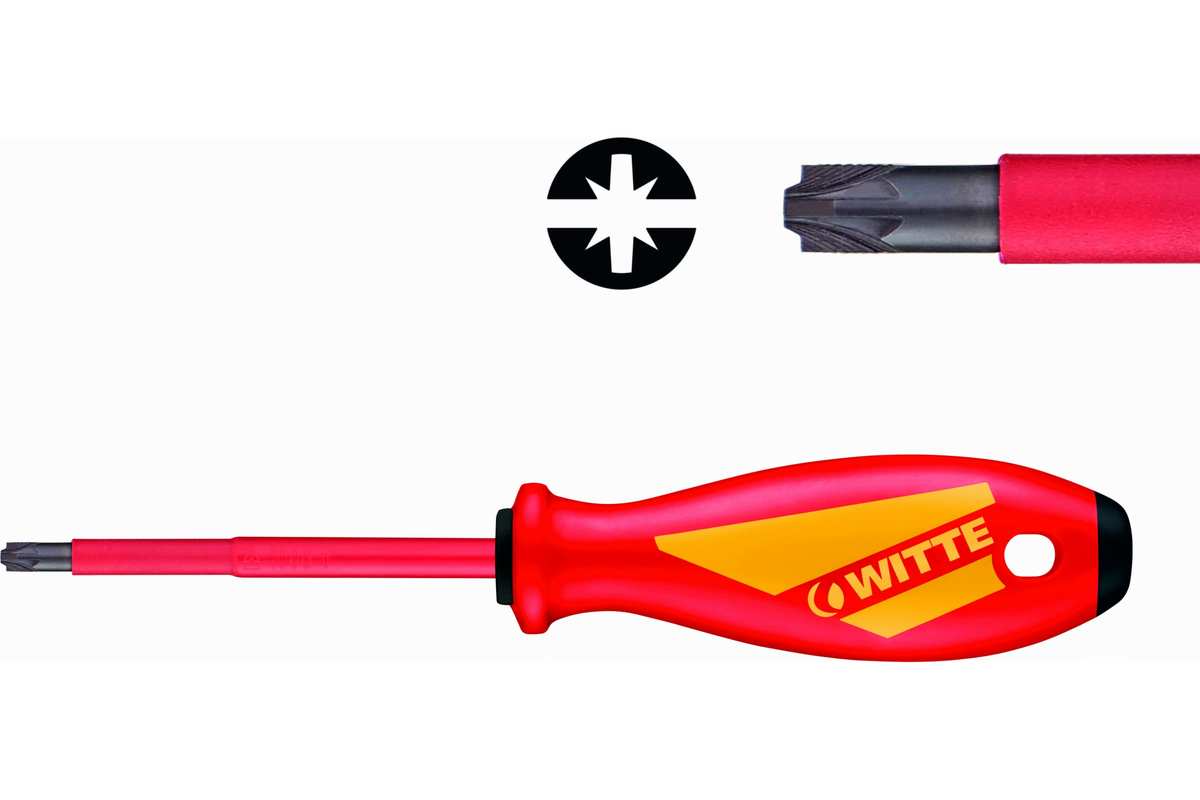 

ОТВЕРТКА MAXX VDE Slim крест. PZ 1/MODUL 4.5 х80 мм, WITTE 539612016