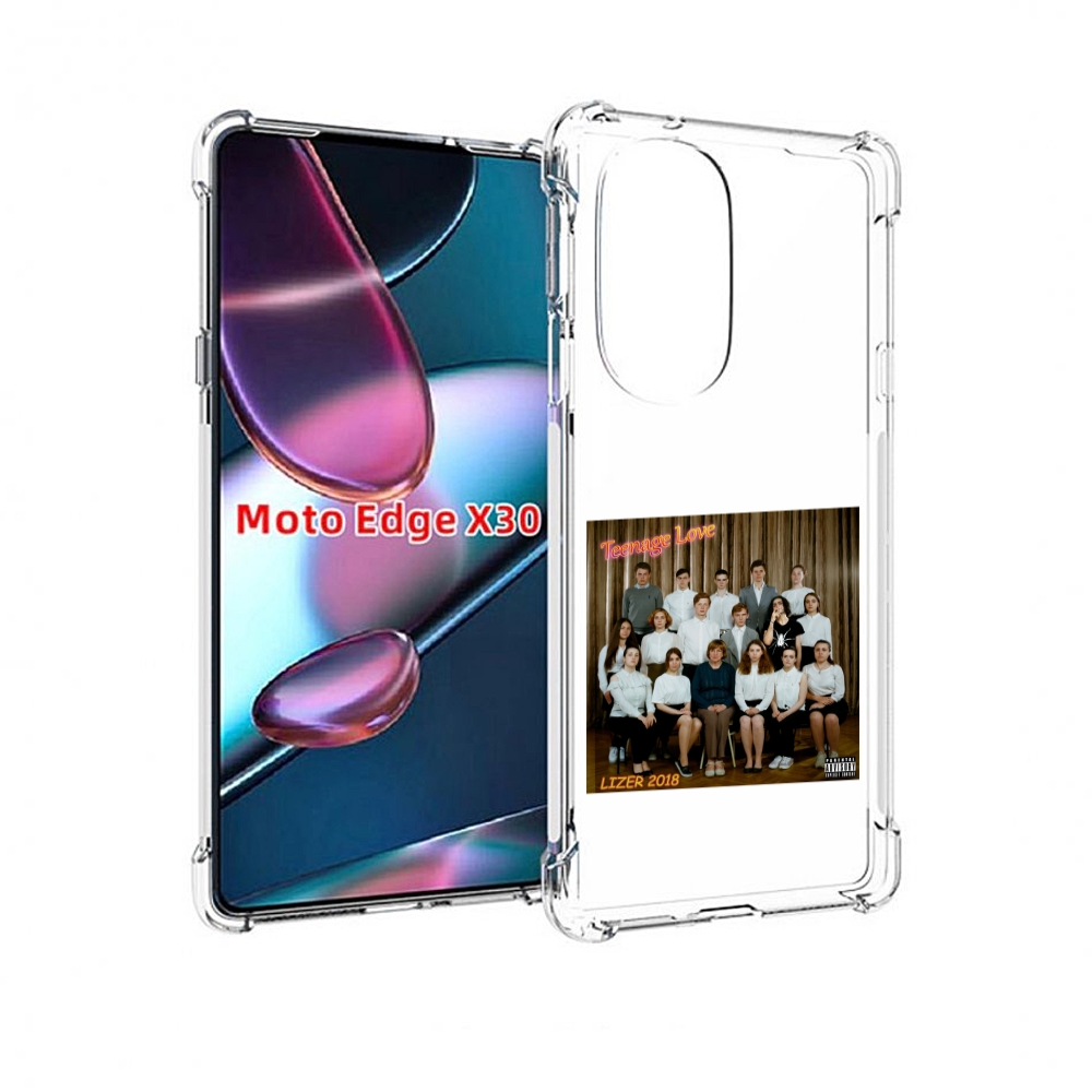 

Чехол MyPads Teenage Love LIZER для Motorola Moto Edge X30, Прозрачный, Tocco