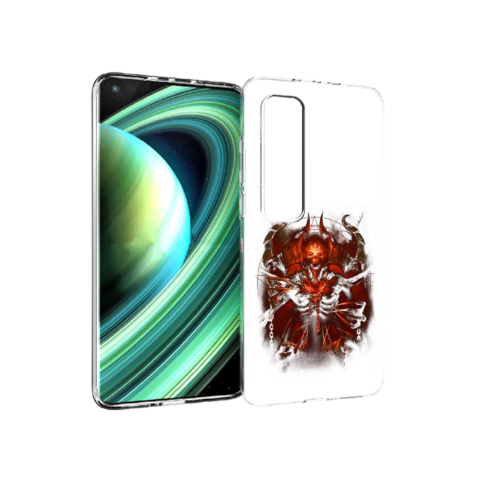 Чехол MyPads Tocco для Xiaomi Mi 10 Ultra яркий демон (PT156404.264.708)