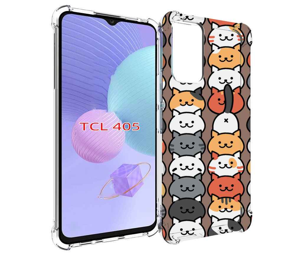 

Чехол MyPads Найди-кота для TCL 405, Tocco