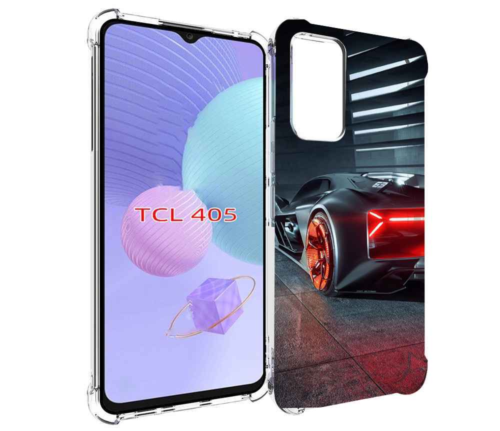 

Чехол MyPads Ночной-город мужской для TCL 405, Tocco