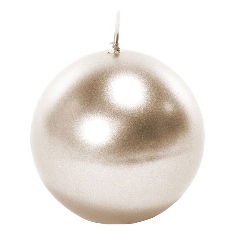 

Свеча Mercury Deco Lucid ball 8 см шампань