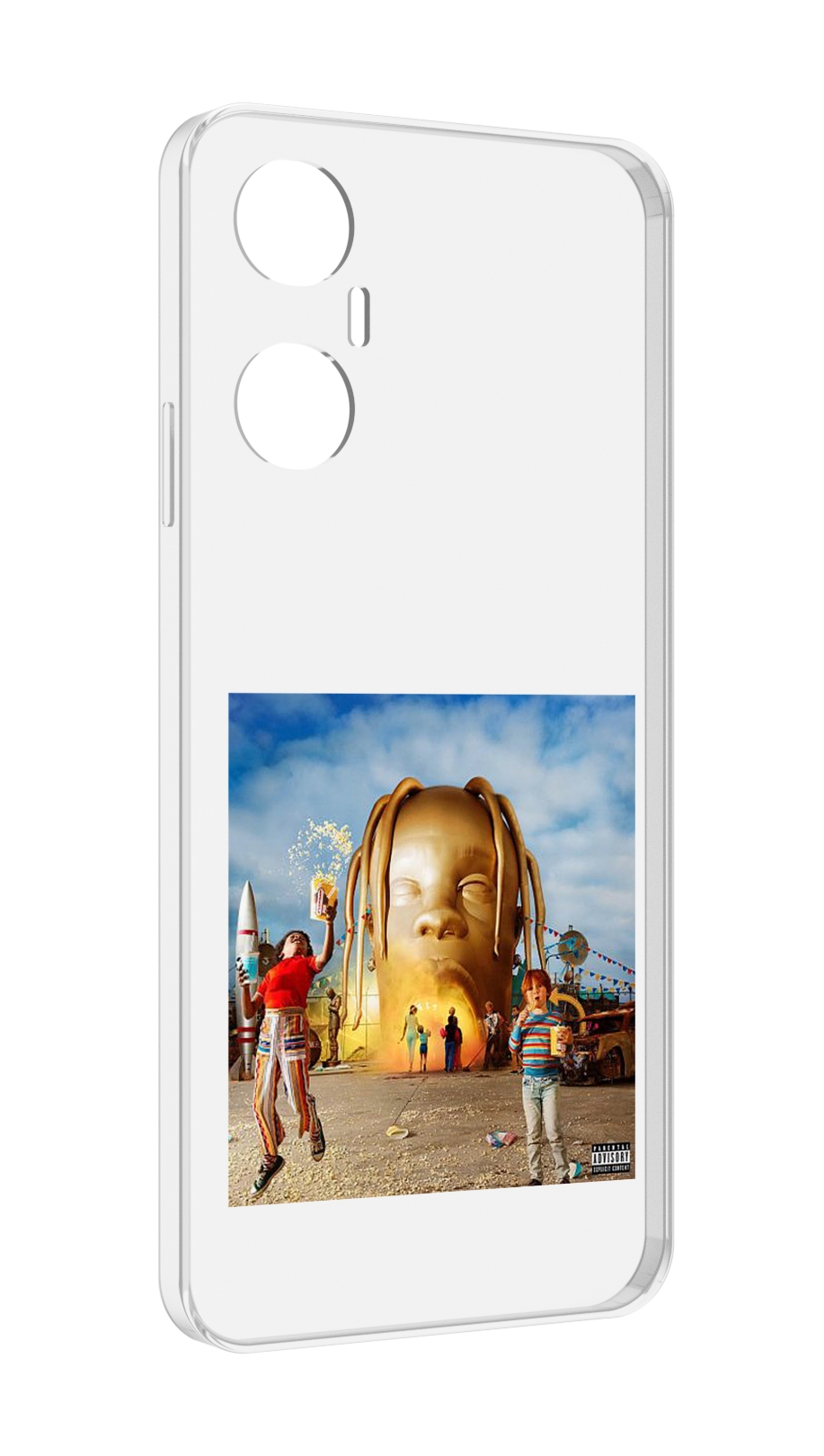 

Чехол MyPads Travis Scott - Astroworld для Infinix Hot 20 5G, Прозрачный, Tocco