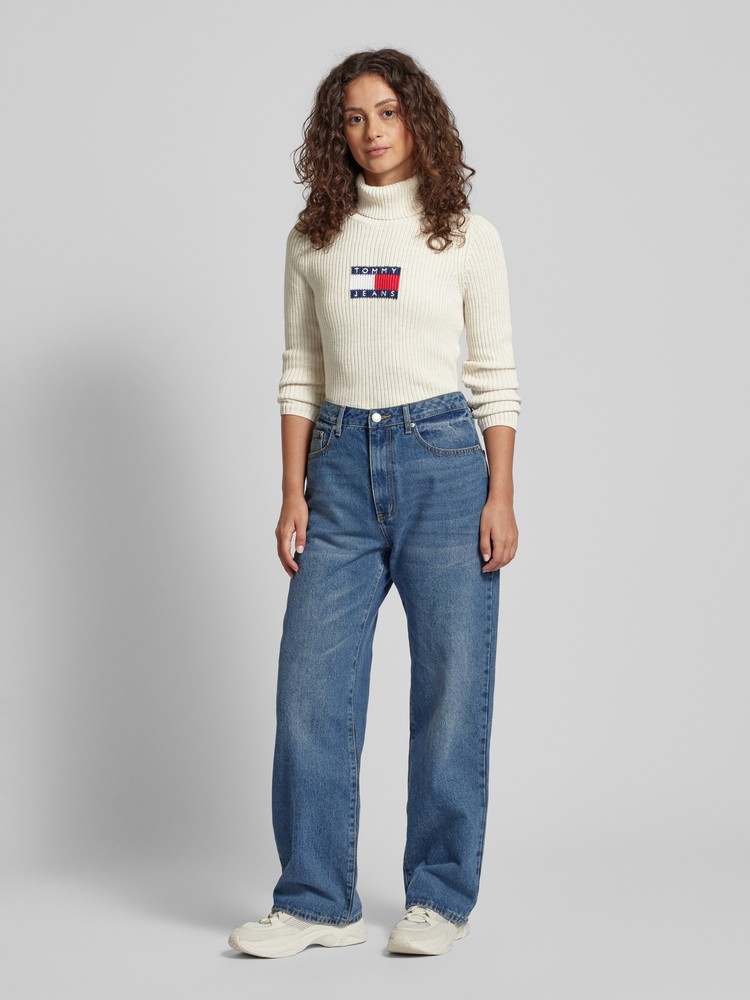 

Свитер женский Tommy Jeans DW0DW18678 белый S, DW0DW18678