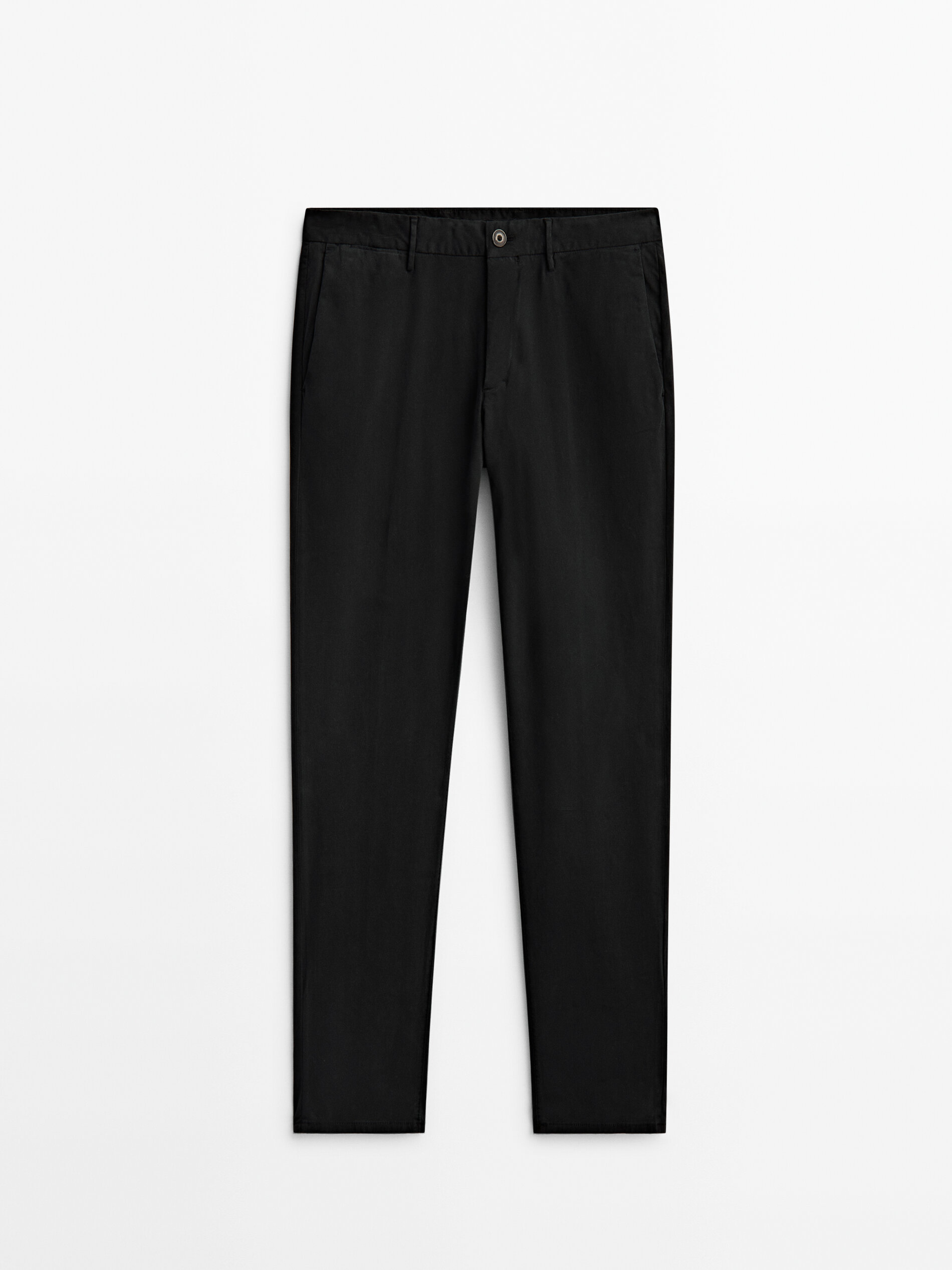 

Брюки мужские Massimo Dutti 00002001800 черные 46 RU, 00002001800