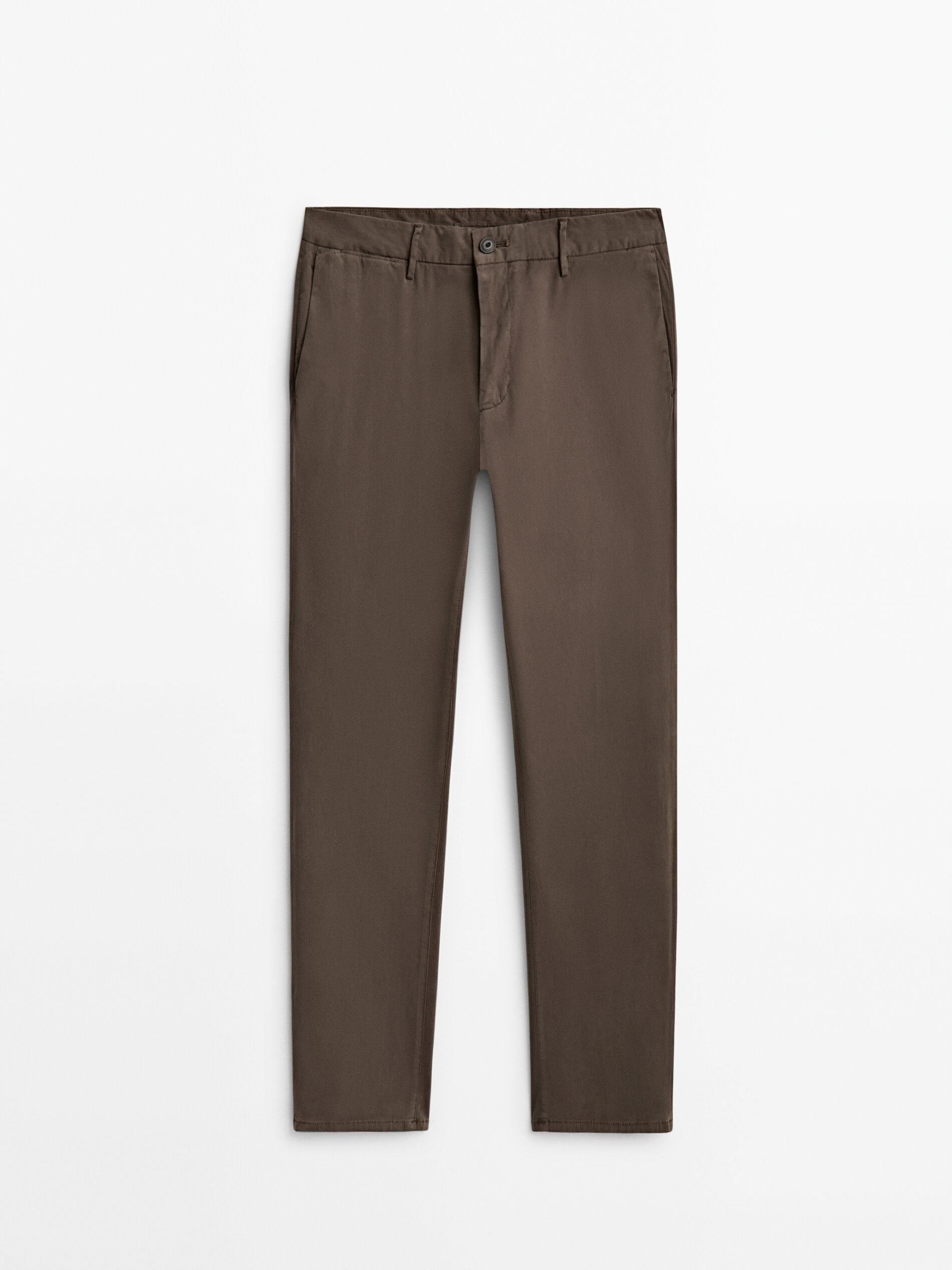 

Брюки мужские Massimo Dutti 00002001700 коричневые 40, 00002001700