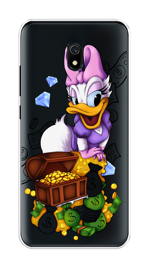 

Чехол на Xiaomi Redmi 8A "Rich Daisy Duck", Коричневый;белый;фиолетовый, 37250-6