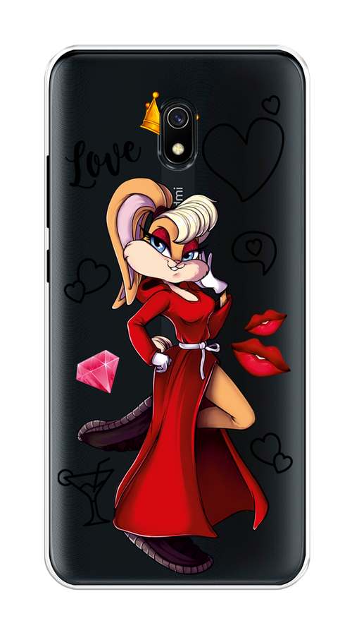 

Чехол на Xiaomi Redmi 8A "Rich Lola Bunny", Красный;бежевый;оранжевый, 37250-6